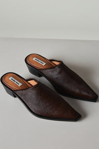 REIKE NEN POINTED MULES IN BROWN