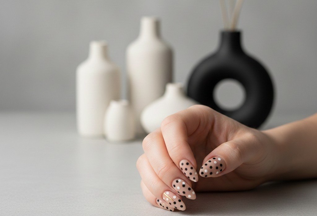 Modern Polka Dots: Minimalist Chic