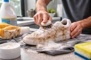 Why Most White Sneakers Get Ruined During Cleaning